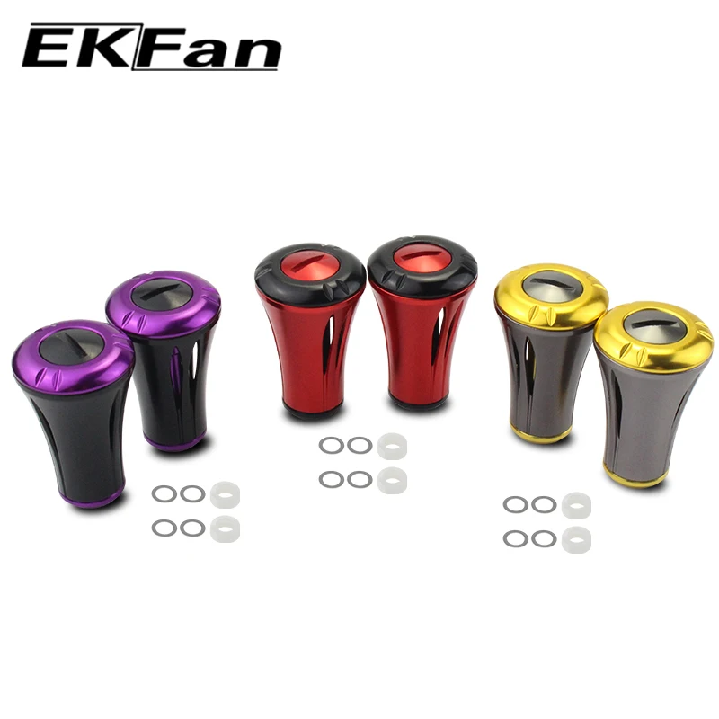EKFan 2 Stück/Set Angelrollen-Griffknöpfe für D/S Angelgriff-Zubehör Reparaturteile – Detail 4