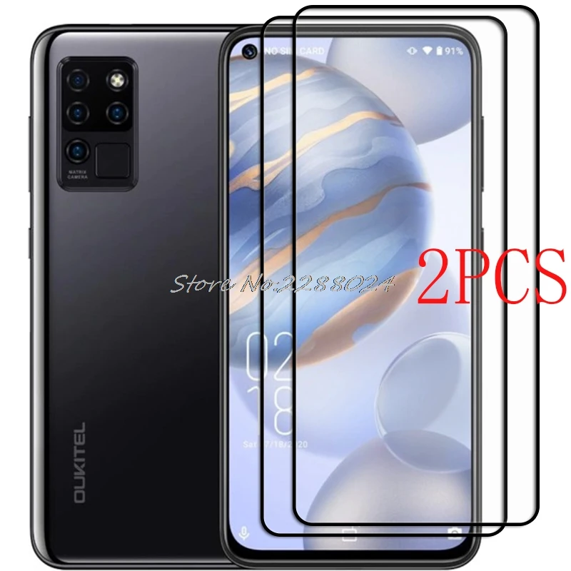 

Защитное стекло для Oukitel C21, закаленное стекло 9H 2.5D, 2 шт.