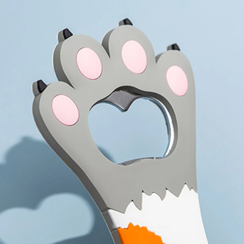 Многофункциональный милый мультяшный дизайн металлический пиво вино кот коготь