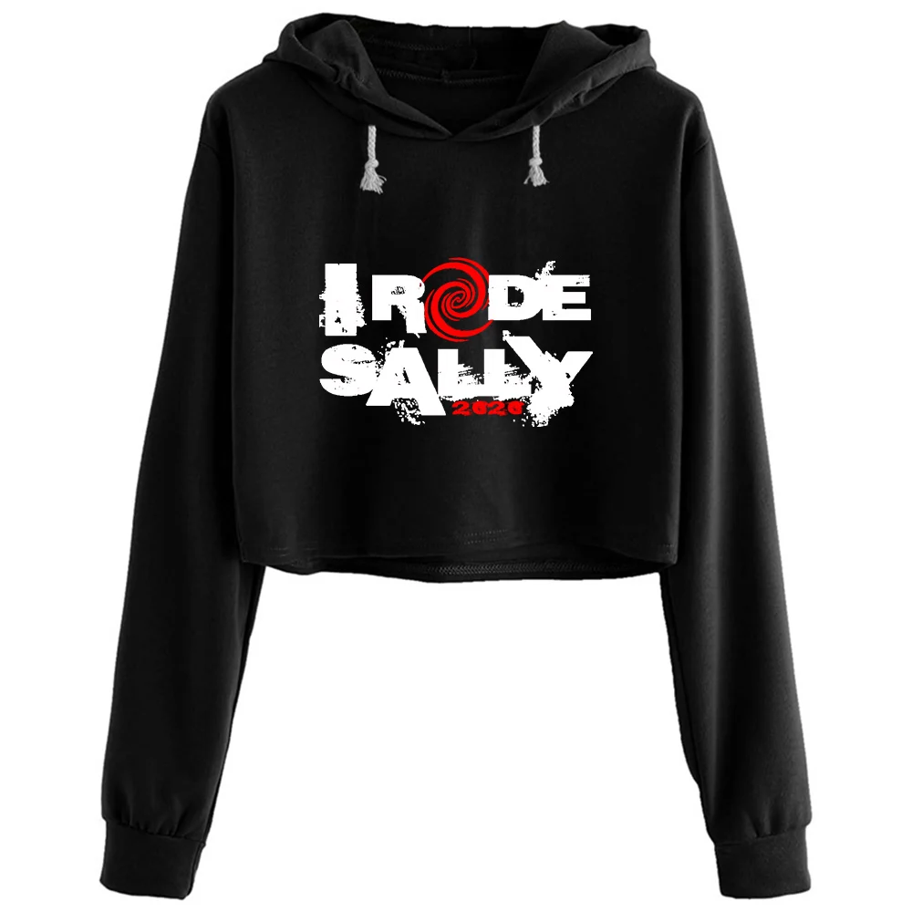 

I Rode Sally 2020 Crop Hoodies Women Y2k Kawaii Goth Grunge Pullover For Girls