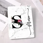Чехол с буквами алфавита и цветами на заказ для iPad 10,9, Air 4, 2020, умный чехол для 9,7, 5th, 6th, 10,2, 7th, 8th, Mini 4, 5, 6, 12,9, iPad Pro 11