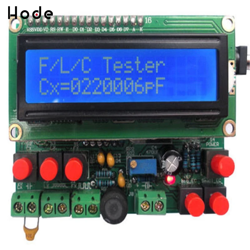 LCD цифровая частота счетчик Secohmmeter постоянной ёмкости универсальный конденсатор