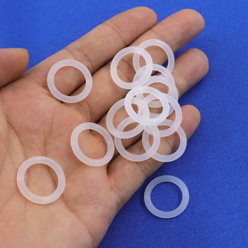 20pcs Wire Dia.1.5mm~3mm Food Grade Silicone Sealing O Ring High Temperature Resistance Aquarium Connector O-ring Seal Gasket - купить по
