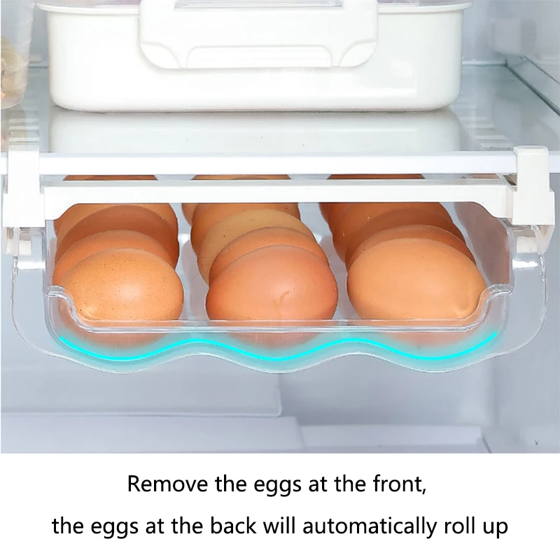 Baffect Пластиковый 2 шт стеллаж для хранения холодильника небольшая емкость полки