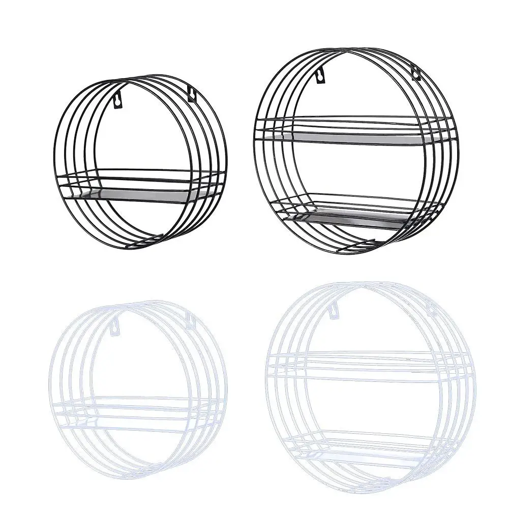 Железная настенная полка в скандинавском стиле Ins деревянные стеллажи для