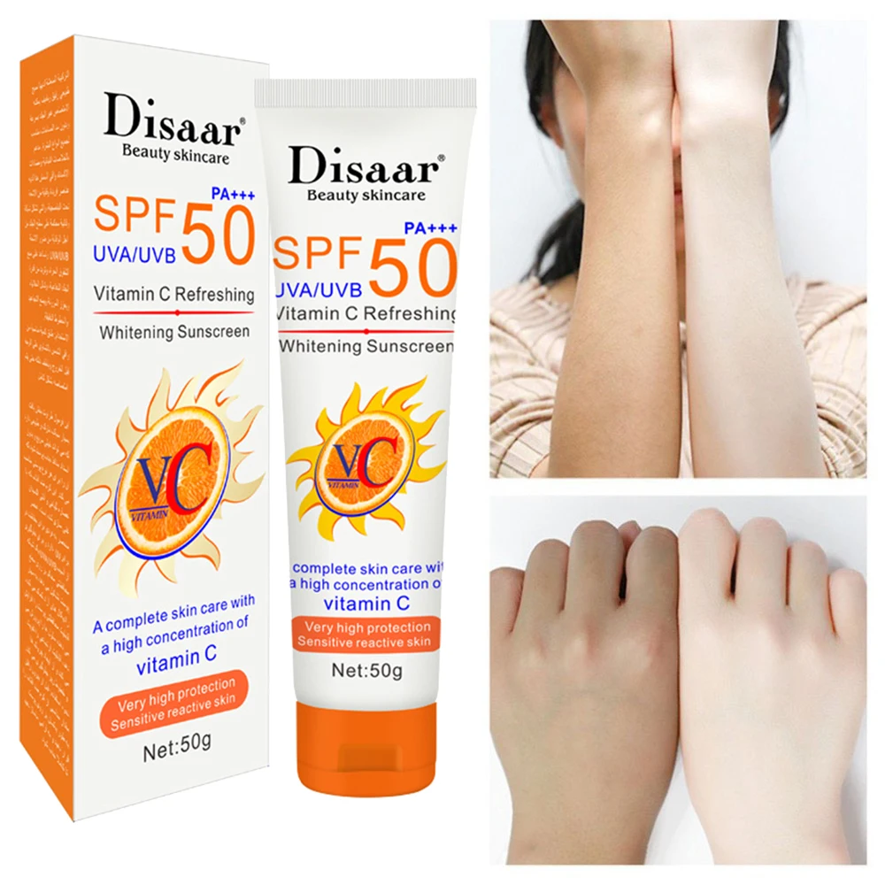 Солнцезащитный крем для лица SPF50 водостойкий потостойкий изоляционный