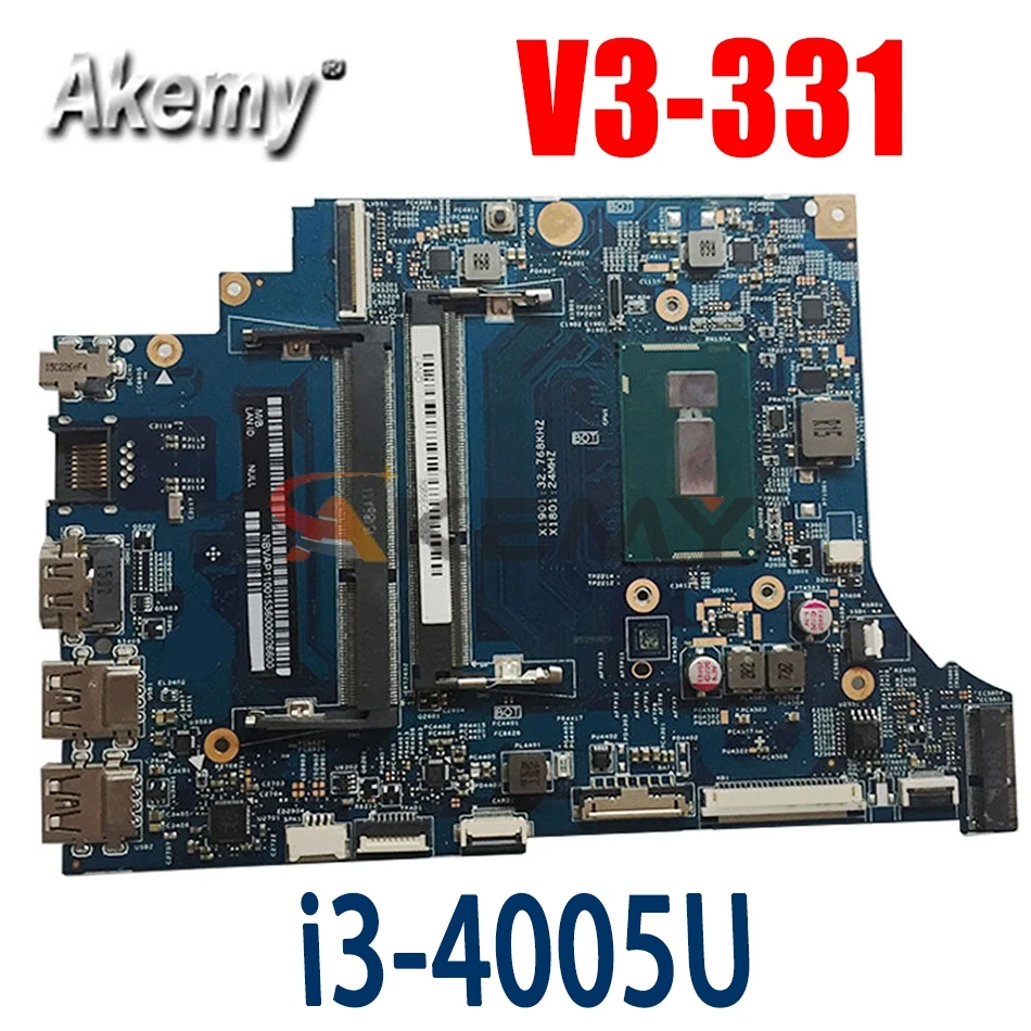 

Материнская плата для ноутбука Akemy для ACER Aspire V3-331 i3-4005U материнская плата 13334-1 SR1EK DDR3