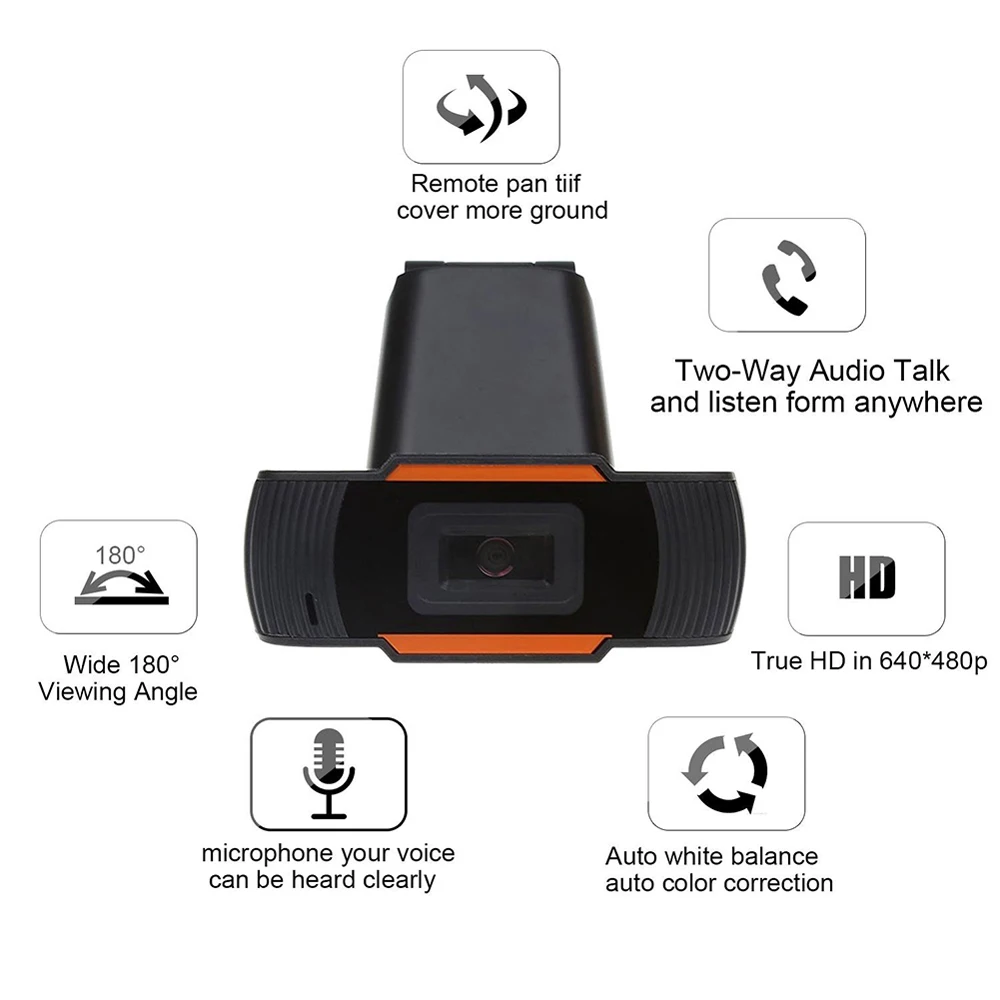

ViBAO K20 4K High Definition Webcam USB 2.0 67.9 Horizontal View Angle Web Camera with Microphone