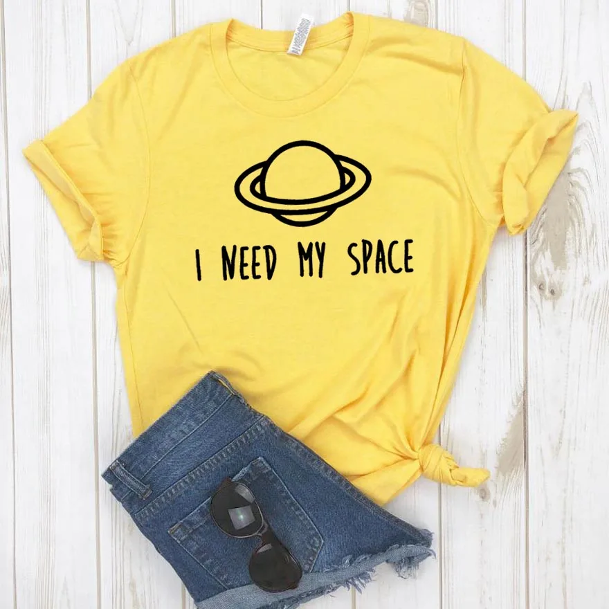 Мне нужна женская футболка с принтом MY SPACE ALIEN хлопковая хипстерская забавная