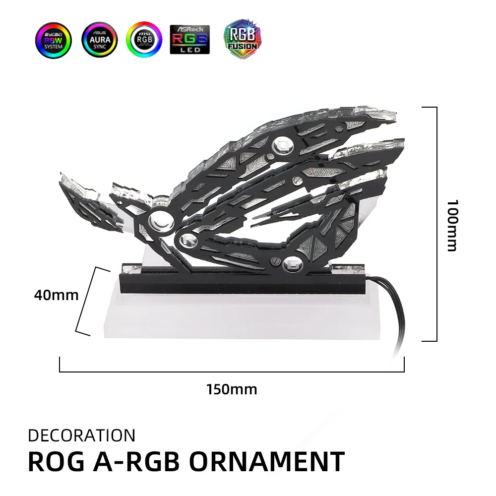 A RGB ROG фигурка убеждение украшение 5V3Pin Республика геймеров