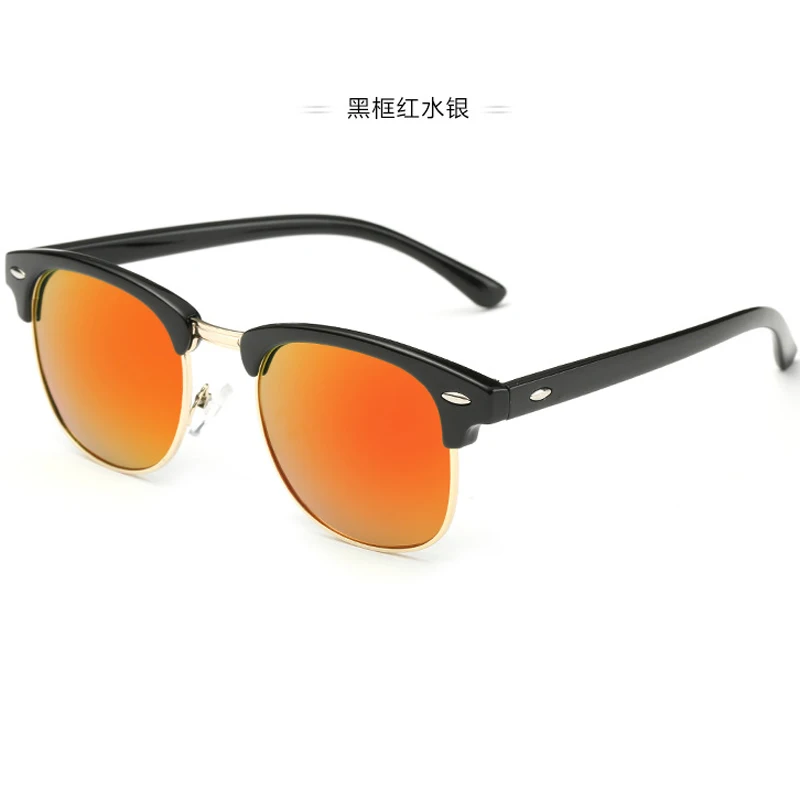 3016 Orange Новые модные деревянные мужские бамбуковые женские солнцезащитные очки UV400 Солнцезащитные очки для девочек и мальчиков спортивные очки мужские oculos de sol - Цвет линз: 3016 Orange