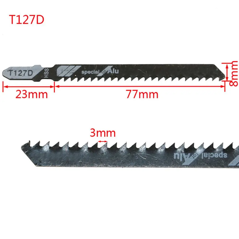 

5pcs/set High Quality HCS T-shank Saw Kit Blade Wood plastics Plywood Cutting for Jigsaw Wholesale Drop Shipping Sale