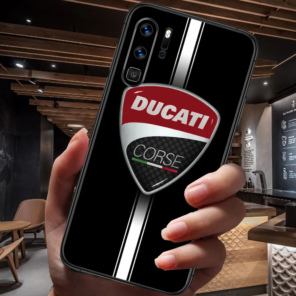 

Italy Famous Motorcycle Phone Case For Huawei P Mate Smart 10 20 30 40 Lite Z 2019 Pro black Bumper Fashion Funda Painting Cell