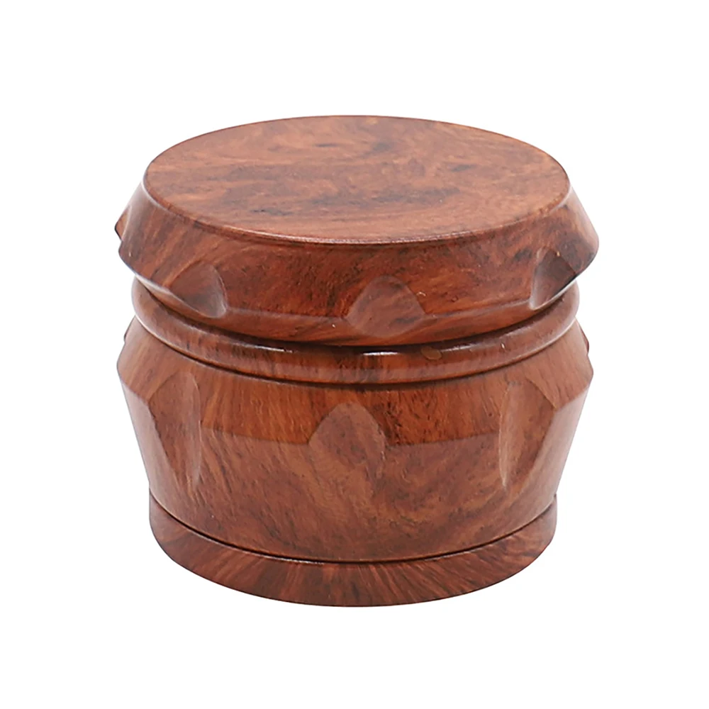 Красный деревянное зерно смолы сорняков Точильщик 4 слоя машина жернов для трав