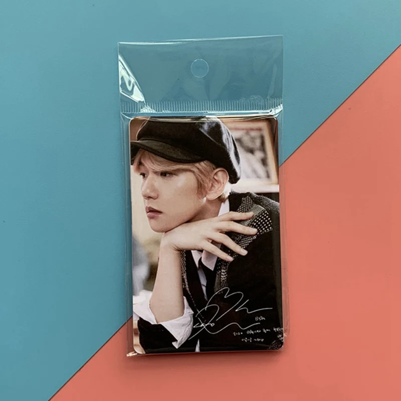 

6 Pcs/Set K-POP Star Series EXO Group Small Card Photo Postcard LOMO Star Photograph Card Bian Boxian BAEKHYUN Postcards Around