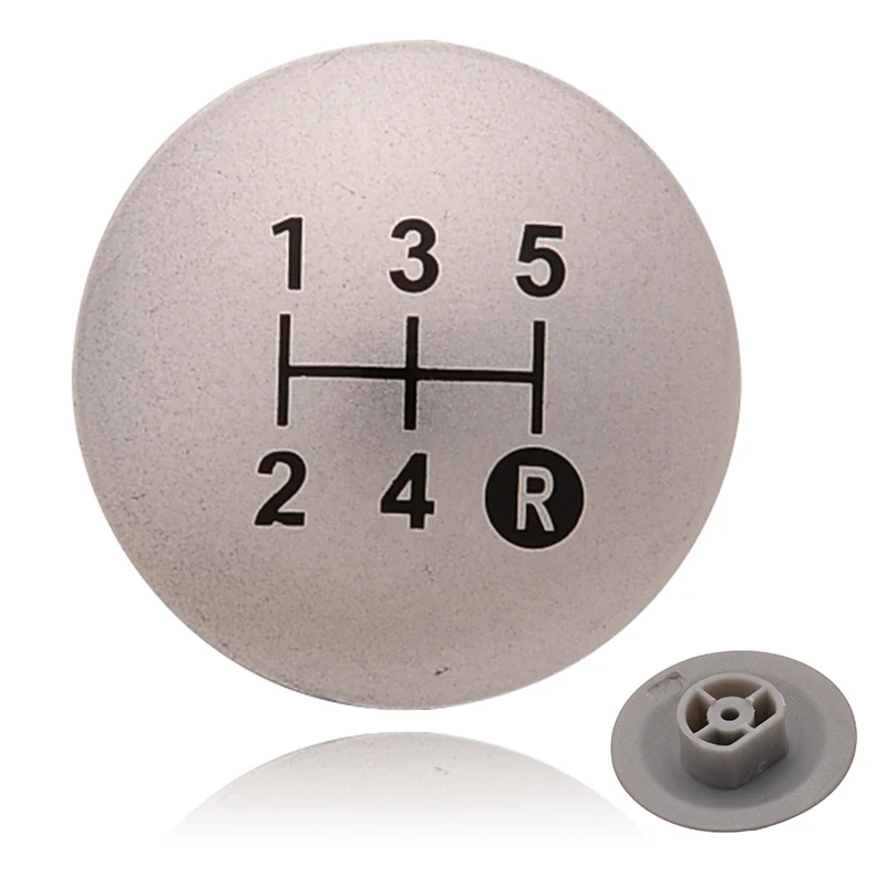 Хром Стилизация металла 5 Скорость Шестерни рукоятка рычага переключения