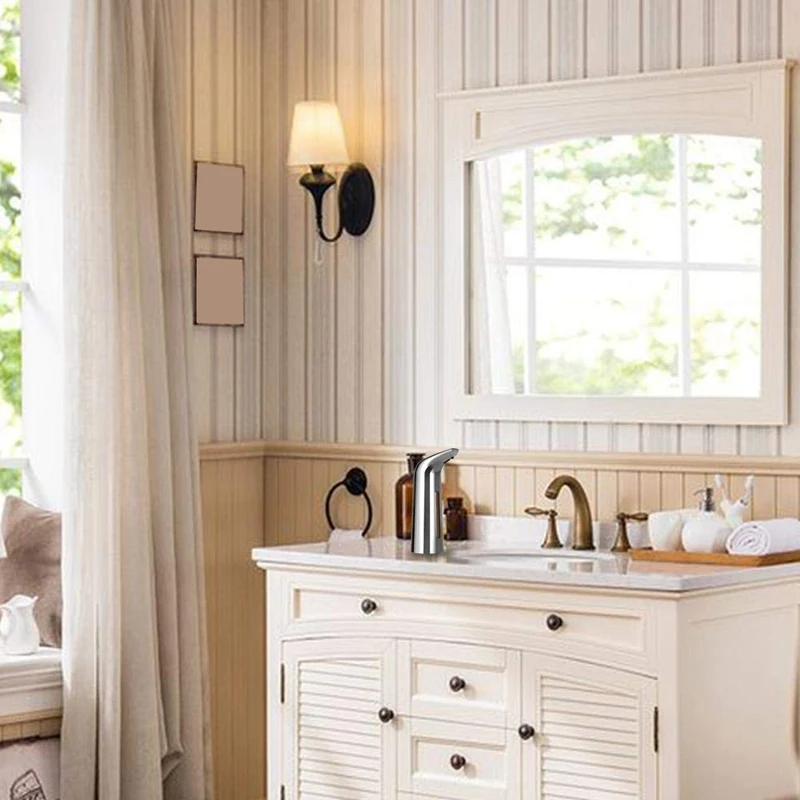 

JFBL Hot 400Ml Automatic Induction Soap Dispenser, Touchless Soap Dispenser Leakage Hand Free Lotion Soap Pump For Bathroom Kitc