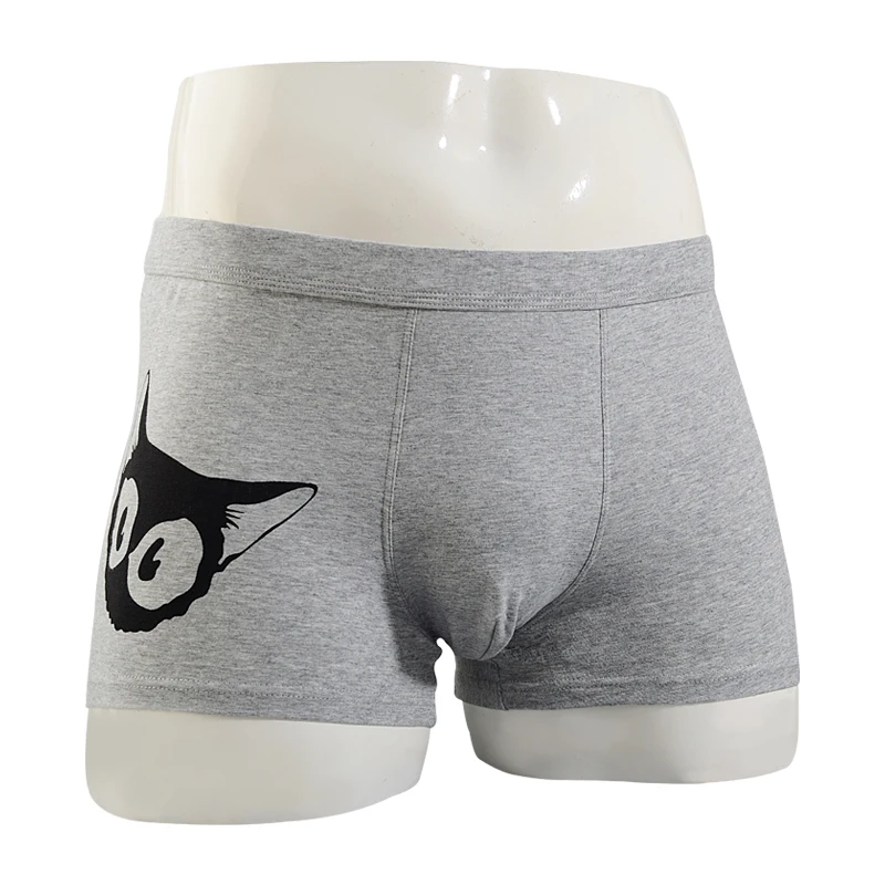 

3Pcs Cotton Sexy Men Boxer Soft Breathable Underwear Panties Print Man Boxershorts Homme Underpants