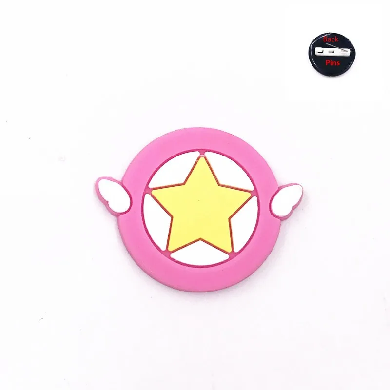 7 шт./компл. Горячие радужные Luna Cat Сейлор Мун дизайнерские Броши бейджи ПВХ Милые