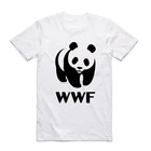 Модная мужская забавная Футболка с принтом панды и мультимедии, летняя хипстерская уличная одежда с круглым вырезом и короткими рукавами, классная футболка Kawaii WTF