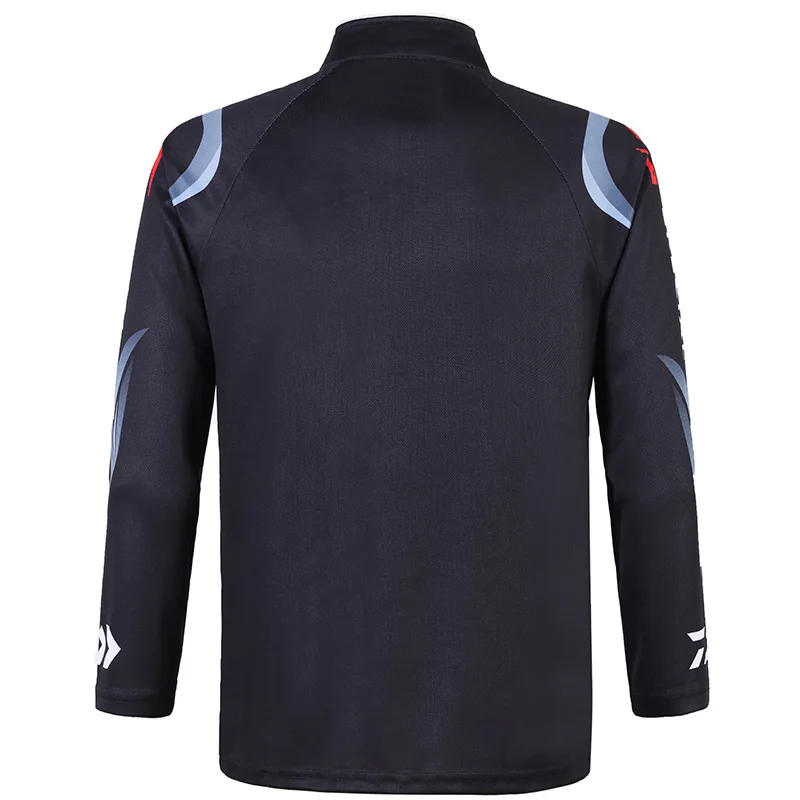 Рубашки Daiwa мужские с длинным рукавом быстросохнущие воротником-стойкой и