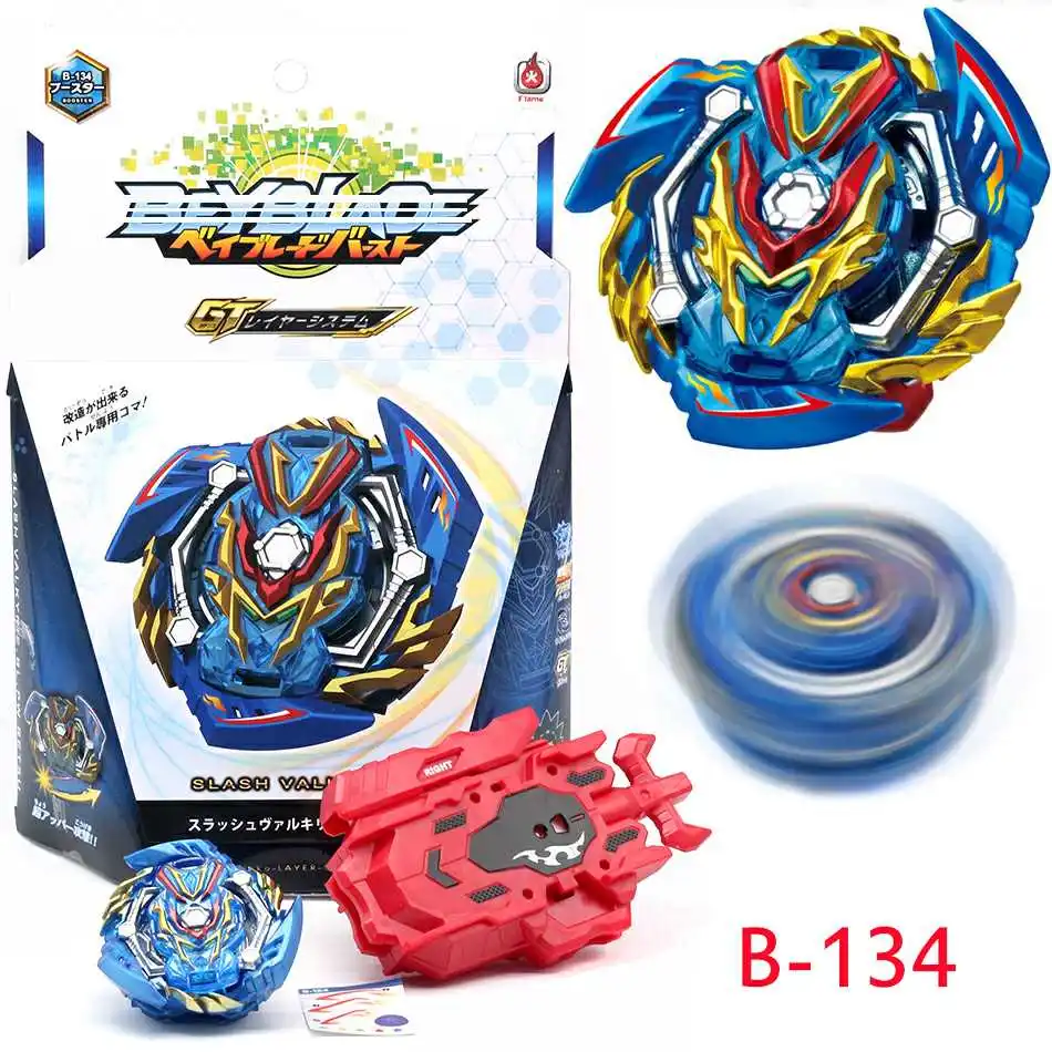 Бренд Beyblade Burst B127 B128 B89 fafnir CHO-Z VALKYRIE. Z. Ev с средство для запуска Beyblade Beybladetop Спиннер игрушка для детей - Цвет: B134