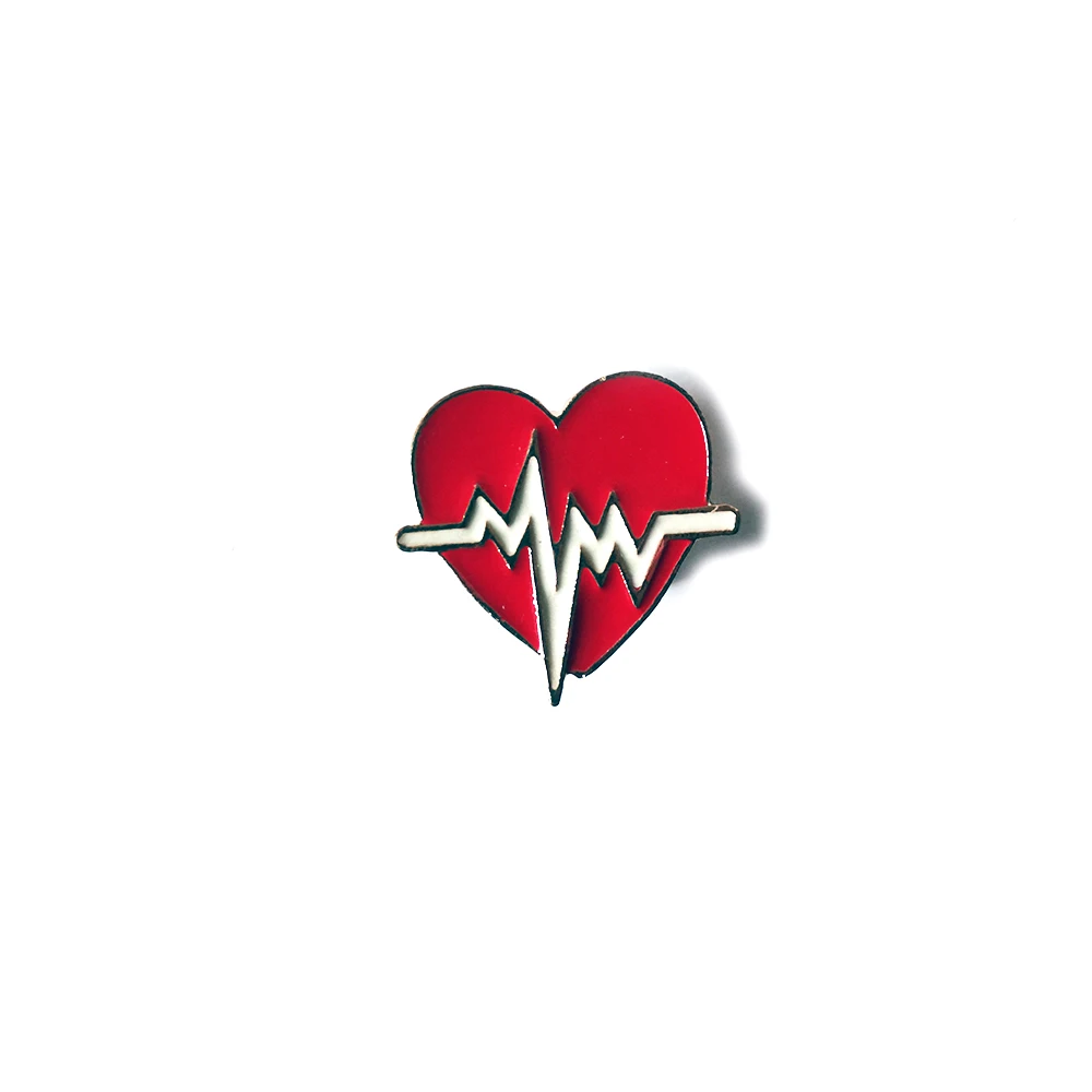 

Enamel Pin Cute Heart Vintage Brooches For Women Metal Jewelry Badges Hat Coat Shirt Accessories Scarf Buckle Gifts For Friend