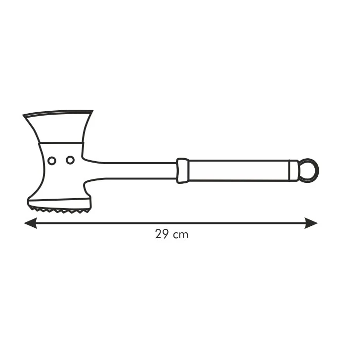 Молоток для мяса Tescoma PRESIDENT 29 см с топориком 638731 | Дом и сад