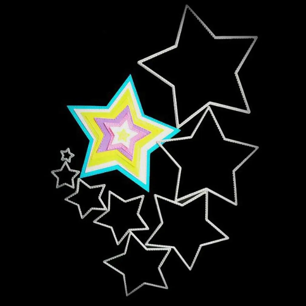 

Trendy Star METAL CUTTING DIES Stencil Scrapbooking Photo Album Card Paper Embossing Craft DIY