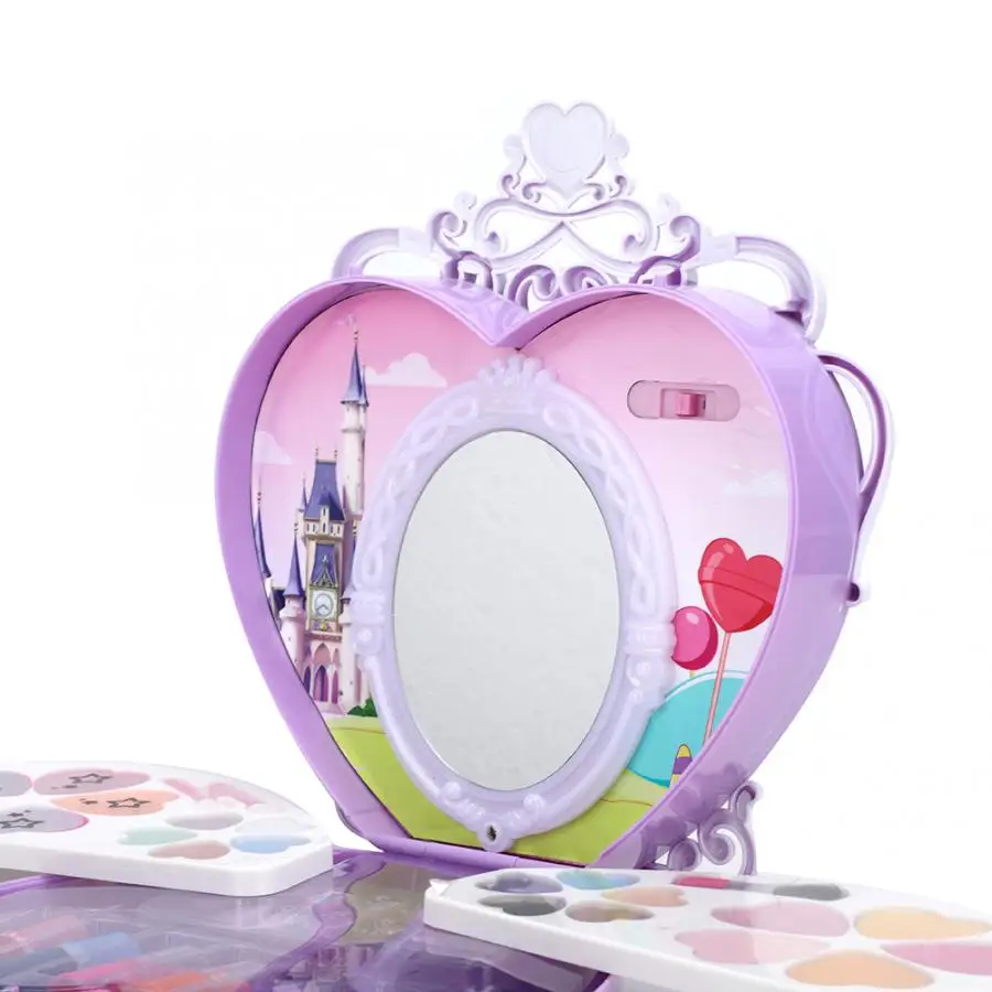 Портативный чехол с натуральной пыльцей для косметики детей набор из палетки