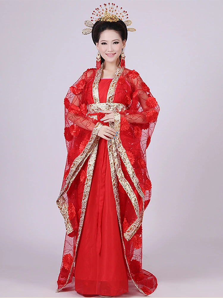 

Chinese Traditional Women Hanfu Dress Chinese Fairy Dresses dance costume Hanfu Clothing Tang Dynasty Ancient Costume