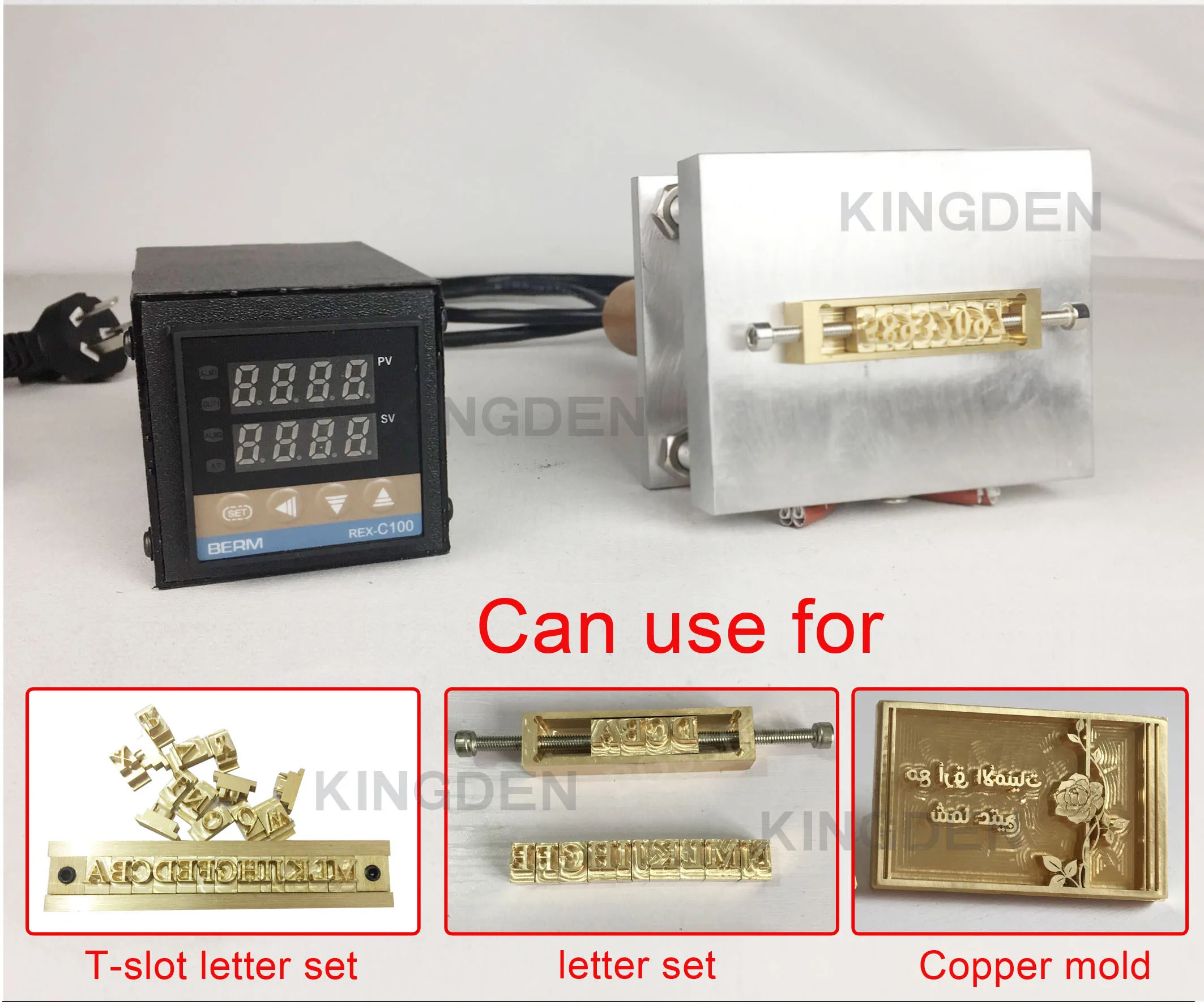 KINGDEN 500w ручная штамповочная машина кожи принтер биговки для горячего тиснения