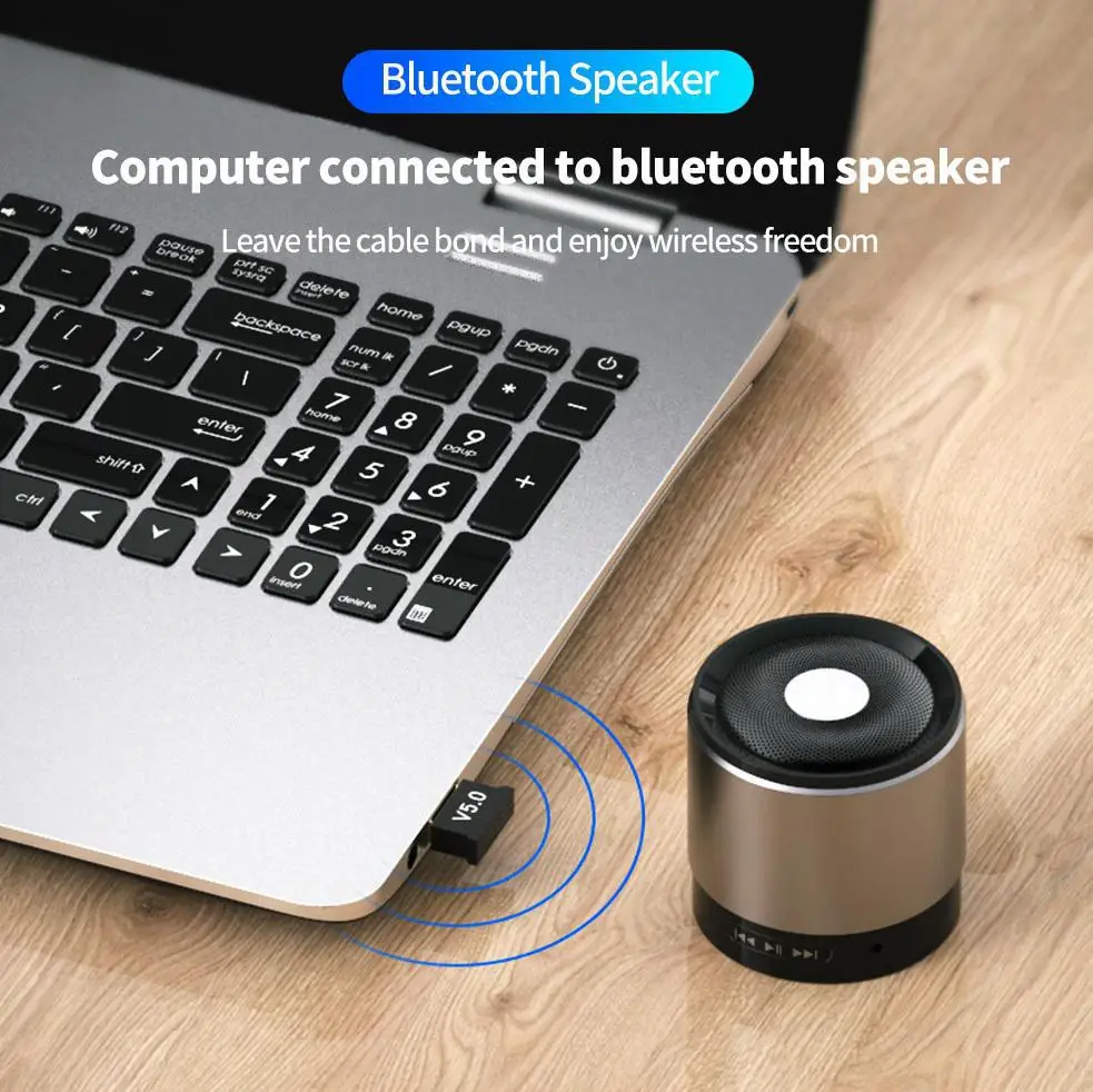 Беспроводной USB Bluetooth 5 0 адаптер ключ Музыкальный звуковой приемник передатчик
