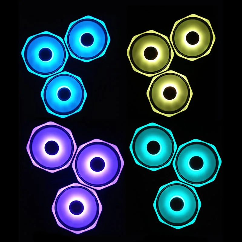 

120mm Cooler Fan RGB PC Cooling Fan for Computer Notebook Silent Gaming Case QJY99