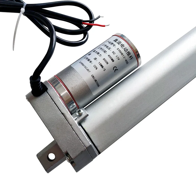 Электрический Линейный исполнительный механизм 12 V/24 вольтового источника электропитания постоянного тока 400 мм ход Линейное движение контроллер 100/200/300/500/750/800/900/1100/1300/1500N