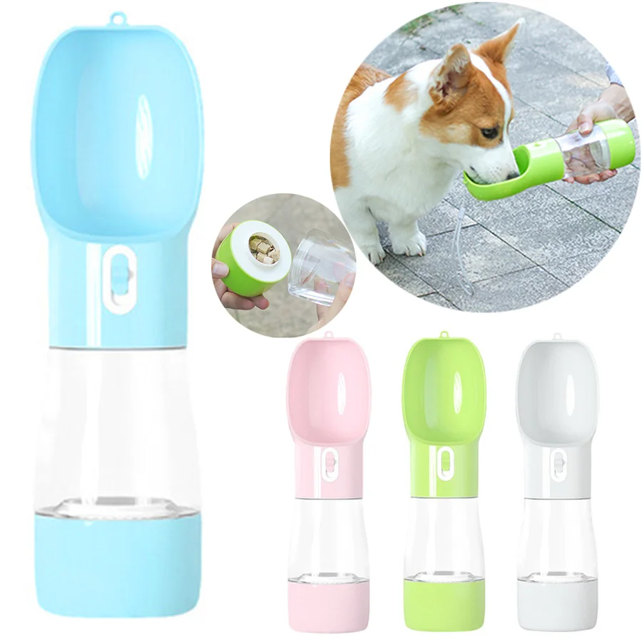 

Pet Dog Water Bottle Feeder Bowl Portable Water Food Bottle Pets Outdoor Travel Drinking Dog Bowls Water Bowl for Dogs