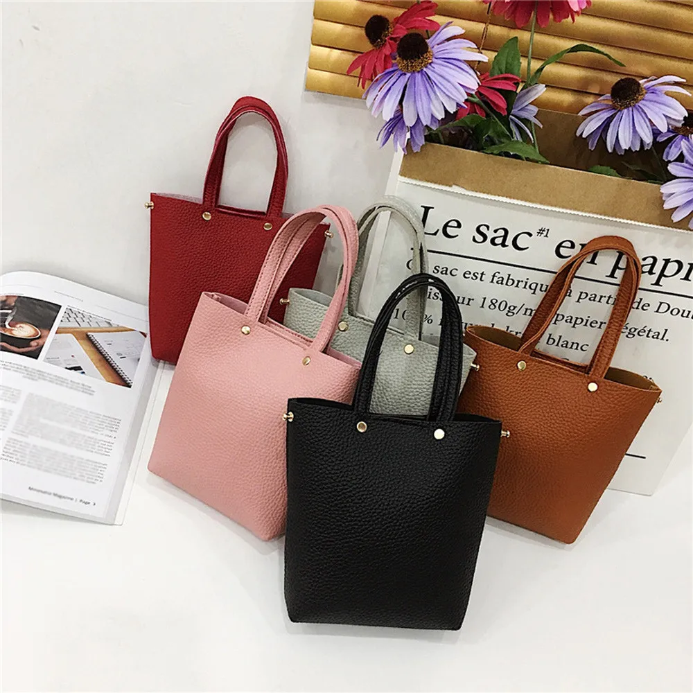 Женские Новые мини сумки мессенджеры из искусственной кожи однотонные