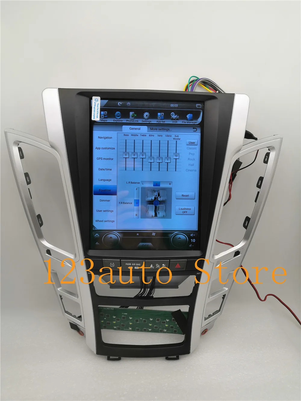 10,4 ''Tesla Стиль Android 8,1 автомобиля DVD gps плеер радио навигации для Cadillac CTS 2007 2008 2009 2010 2011 2012 PX6 carplay