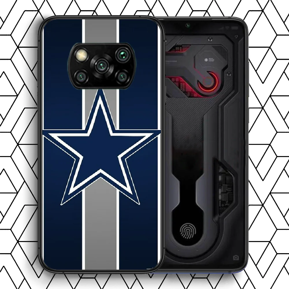 

Dallas Cowboys Phone case Cover Hull For Xiaomi Mi A2 A3 8 9 9T Note 10 Se Lite Pro black Shell Pretty Back Tpu Cell Trend