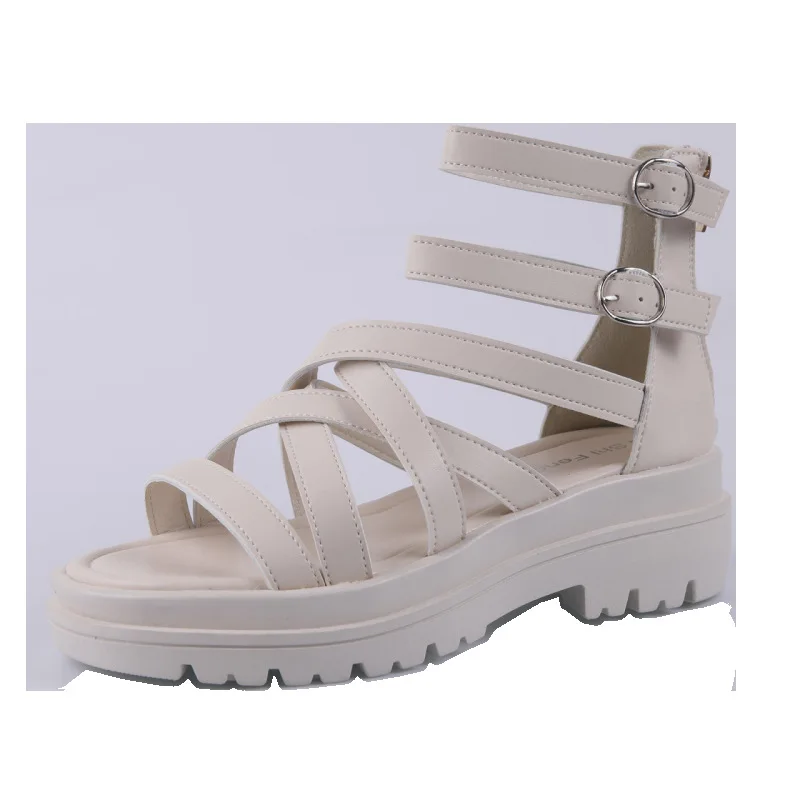 

Clogs With Heel Fashion Womens Shoes 2021 Female Sandal Thick Luxury Girls Beige Closed Low New Summer Rhinestone Comfort Rome B