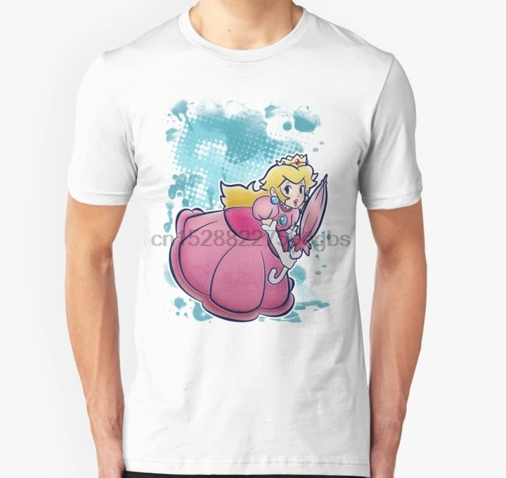 Men tshirt Princess Peach T shirt Shirt women T-Shirt tees top |