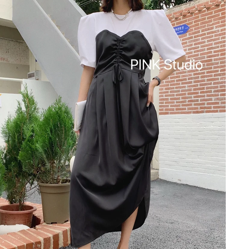 

Vintage Leopard Print Summer Dress For Women New Arrival Stylish Plus Size Patchwork Long Party Dresses Robe