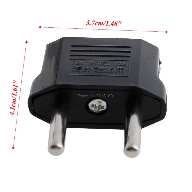 Для 10 шт./компл. US USA to EU Europe AC Power Travel Wall Plug Adapter Converter Promotion | Строительство и ремонт