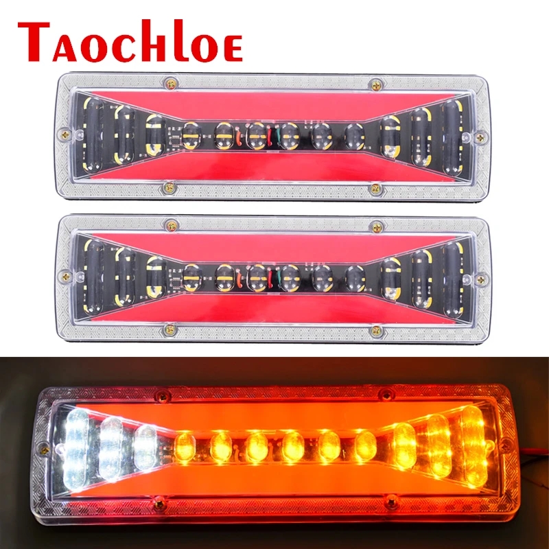 2 шт. задние фонари для грузовика прицепа 12 В 24 В|Фара авто в сборе| |