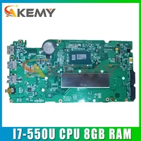 akemy for acer aspire r7 371 r7 371t laptop motherboard with i7 550u cpu 8gb ram nbmqp1100c da0zs8mb8e1 mb 100 tested