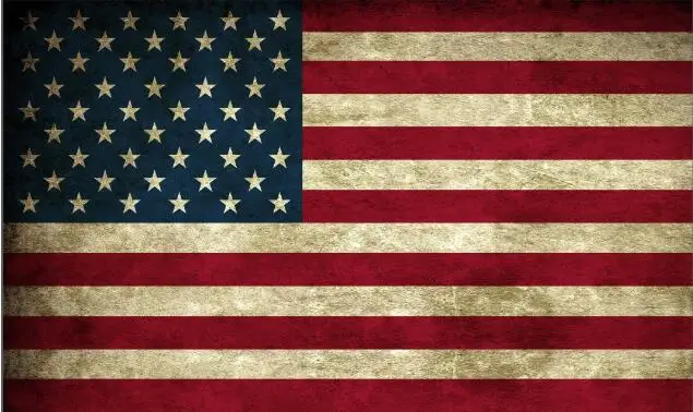 

Antique American Flag 3x5ft flag banner with keep america great banner