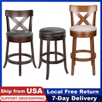 rubber wooden bar stools 360%c2%b0 swivel counter stool diamond shaped hollow backrest upholstered bar chairs vintage dining chairs