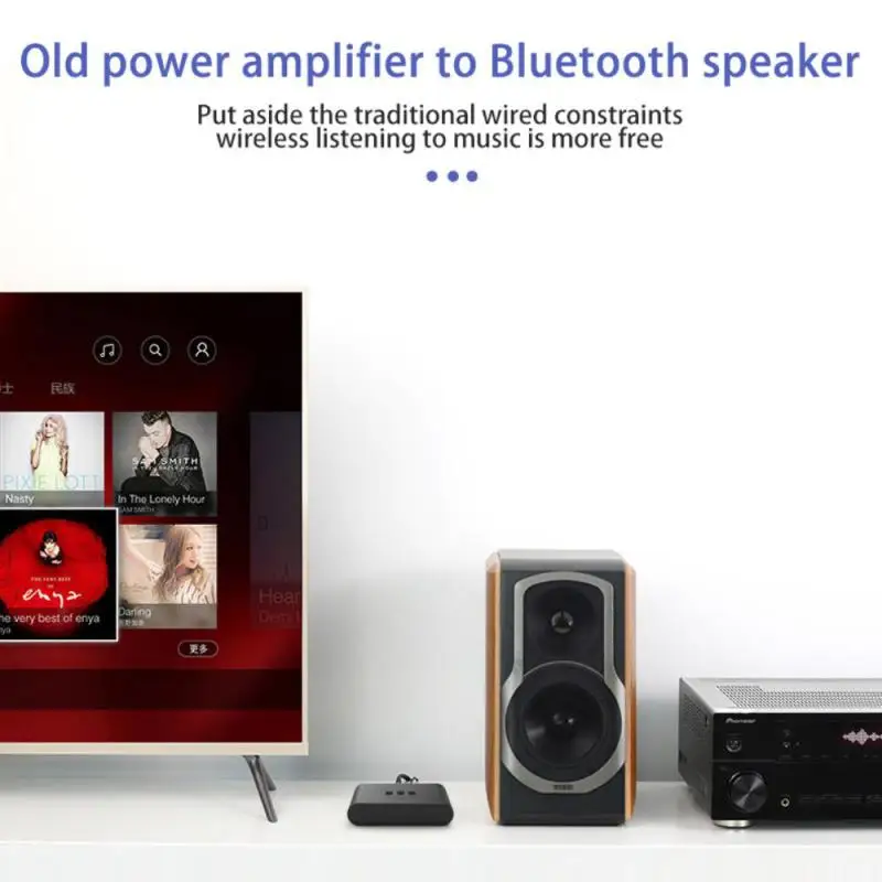 Аудиоприемник Bluetooth 5 0 U-диск RCA 3 мм AUX-разъем стерео Музыкальный беспроводной