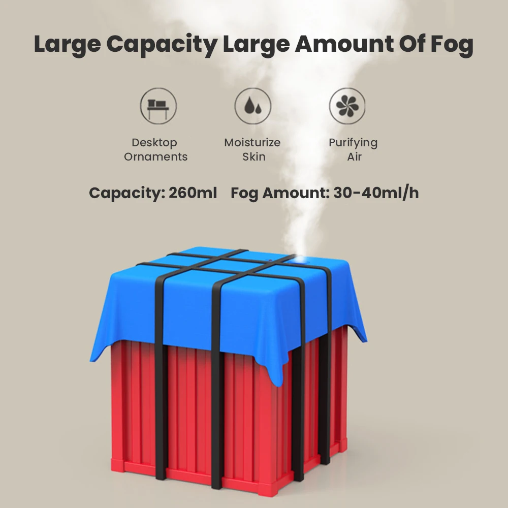 Миниатюрный увлажнитель воздуха GAIATOP портативный бытовой ультразвуковой