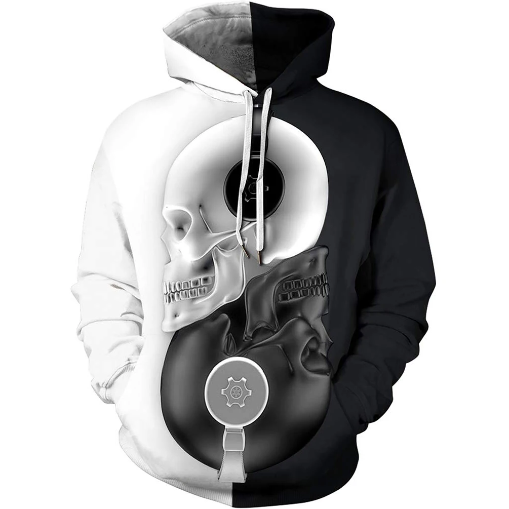 

Новинка 2020, толстовки с капюшоном для мужчин/женщин, с принтом черепа, 3D принтом, графическим скелетом, черепом, 3D, для мальчиков/девочек, с дл...